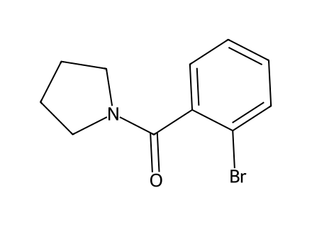 1-(2-Bromobenzoyl)Pyrrolidine molecular structure