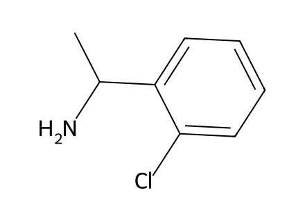 1-2-chlorophenyl-ethanamine molecular structure