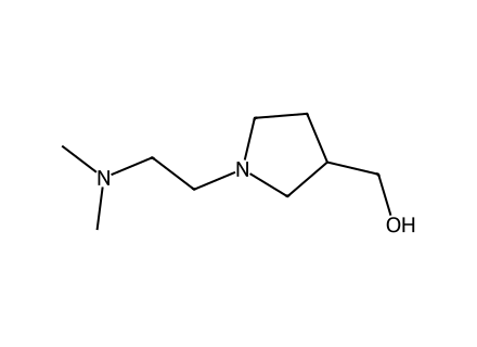 {1-[2-(Dimethylamino)ethyl]pyrrolidin-3-yl}methanol molecular structure
