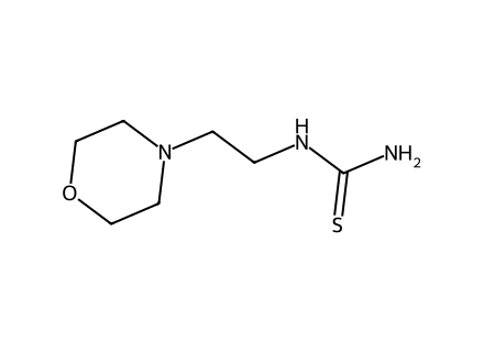1-(2-Morpholinoethyl)-2-thiourea structural formula