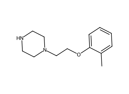 1-(2-o-Tolyloxy-ethyl)-piperazine molecular structure