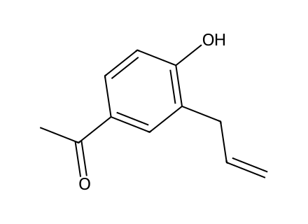 1-(3-Allyl-4-hydroxyphenyl)ethan-1-one molecular structure