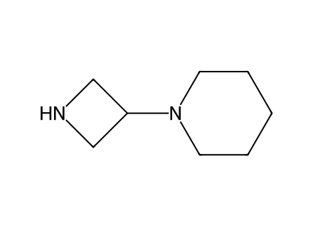1-(3-Azetidinyl)piperidine molecular structure