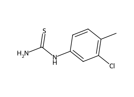 1-(3-Chloro-4-methylphenyl)-2-thiourea molecular structure