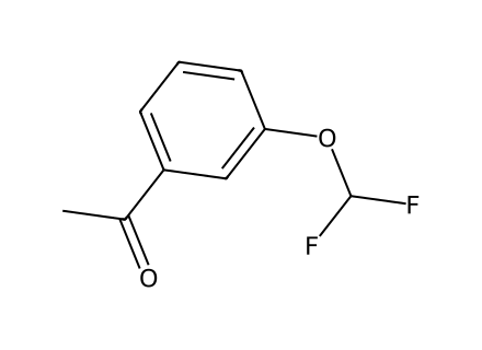1-3-difluoromethoxy-phenyl-ethanone molecular structure