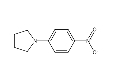 1-(4-Nitrophenyl)pyrrolidine molecular structure
