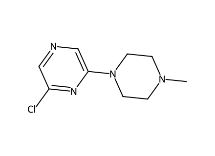 1-(6-Chloro-2-pyrazinyl)-4-methylpiperazine molecular structure
