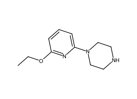 1-(6-Ethoxy-2-pyridyl)piperazine molecular structure