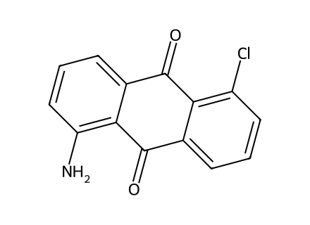 1-Amino-5-chloroanthraquinone molecular structure
