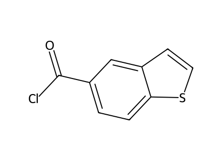 1-Benzothiophene-5-carbonyl chloride molecular structure