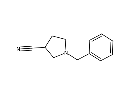 1-Benzyl-pyrrolidine-3-carbonitrile molecular structure
