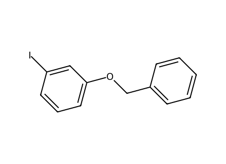 1-benzyloxy-3-iodobenzene molecular structure