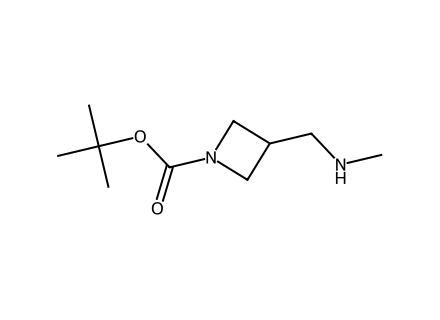 1-Boc-3-((methylamino)methyl)azetidine molecular structure