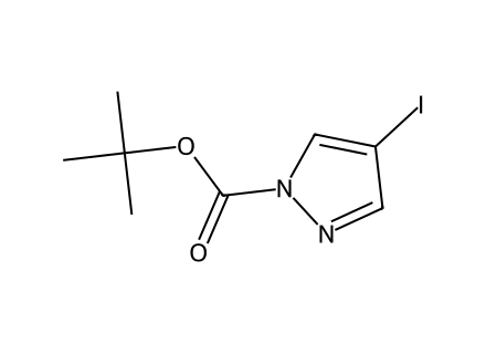 1-Boc-4-Iodopyrazole molecular structure