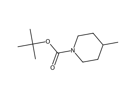 1-Boc-4-Methylpiperidine molecular structure