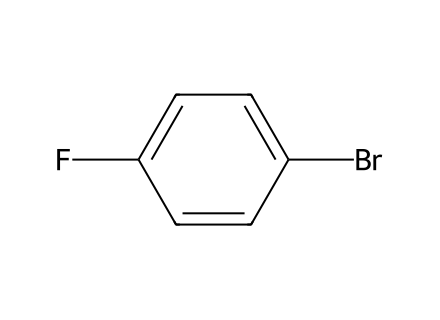 1-Bromo-4-fluorobenzene molecular structure
