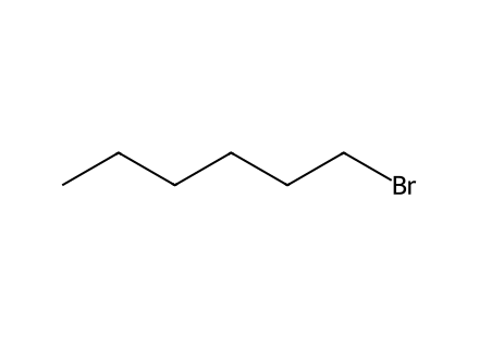1-bromohexane molecular structure
