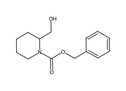 1-Cbz-2-Hydroxymethylpiperidin molecular structure