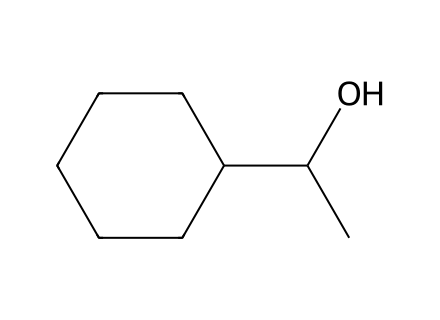 (+/-)-1-Cyclohexylethanol molecular structure