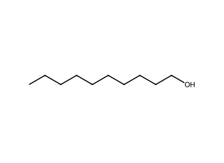 1-Decanol molecular structure