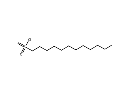1-Dodecanesulfonyl chloride, 98+% molecular structure