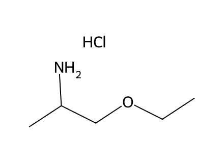 1-Ethoxy-2-propanamine hydrochloride molecular structure