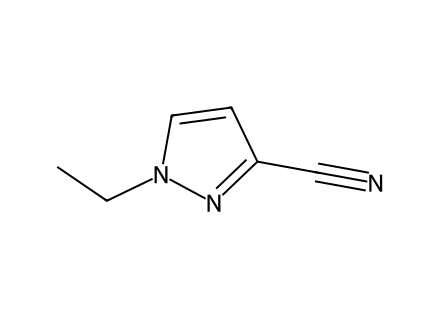 1-Ethyl-1H-pyrazole-3-carbonitrile molecular structure