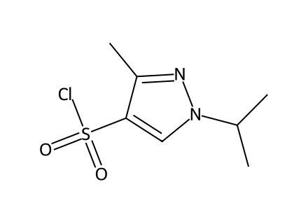 1-Isopropyl-3-methyl-1H-pyrazole-4-sulfonyl chloride molecular structure