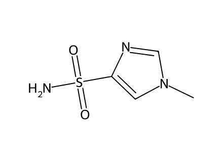 1-Methyl-1H-imidazole-4-sulfonamide molecular structure