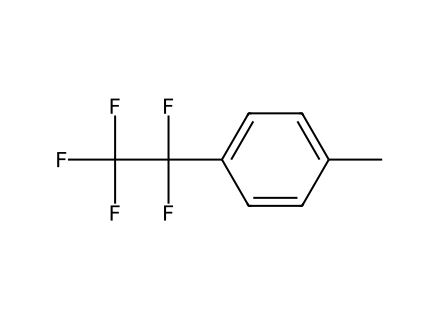 1-methyl-4-pentafluoroethyl-benzene molecular structure