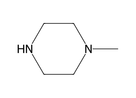 1-Methylpiperazine molecular structure