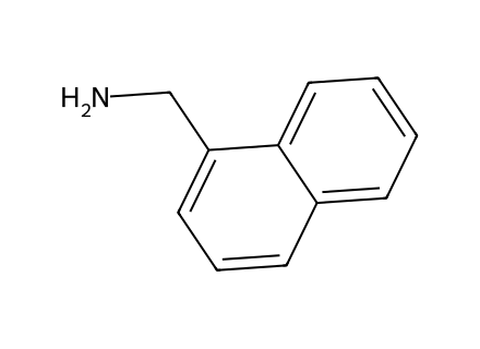 1-naphthalenemethylamine molecular structure