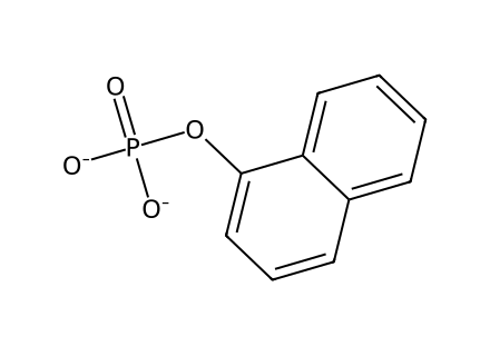 1-naphthyl-phosphate molecular structure