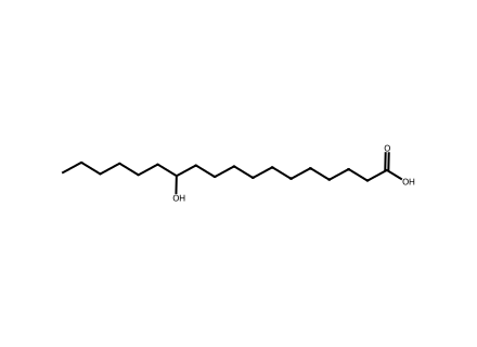 12-Hydroxystearic Acid molecular structure