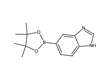 1H-Benzimidazole-5-boronic acid pinacol ester molecular structure