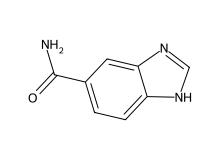 1H-Benzoimidazole-5-carboxylic acid amide molecular structure