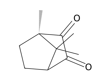 1r-camphorquinone molecular structure