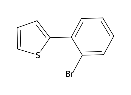 2-(2-Bromophenyl)thiophene molecular structure