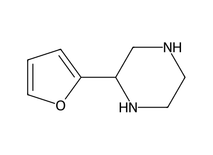 2-(2-Furyl)piperazine molecular structure
