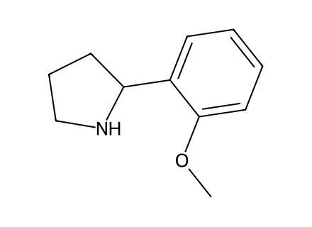 2-(2-Methoxy-phenyl)-pyrrolidine molecular structure