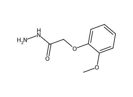 2-(2-Methoxyphenoxy)acetohydrazide molecular structure