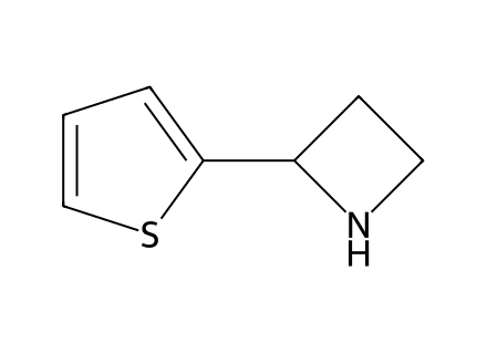 2-(2-Thienyl)azetidine molecular structure