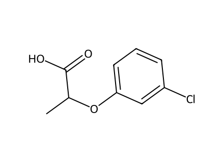 2-(3-Chlorophenoxy)propionic acid molecular structure