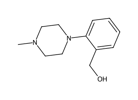 [2-(4-Methylpiperazin-1-yl)phenyl]methanol molecular structure