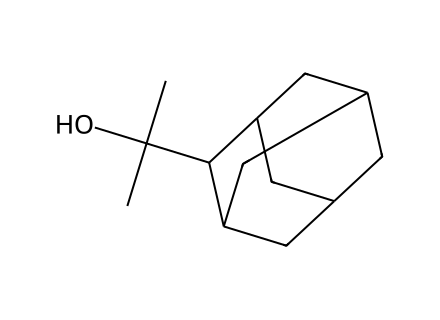 2-adamantan-2-yl-propan-2-ol molecular structure
