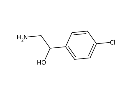2-Amino-1-(4-chlorophenyl)-1-ethanol molecular structure