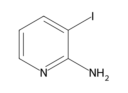 2-Amino-3-Iodopyridine molecular structure