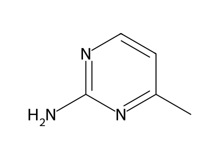 2-Amino-4-Methylpyrimidine molecular structure