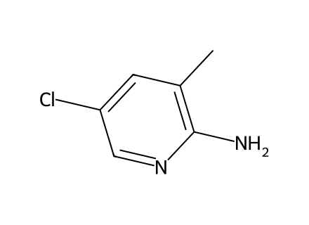 2-Amino-5-Chloro-3-Methylpyridine molecular structure