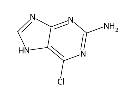 2-Amino-6-Chloropurine, 99+% molecular structure